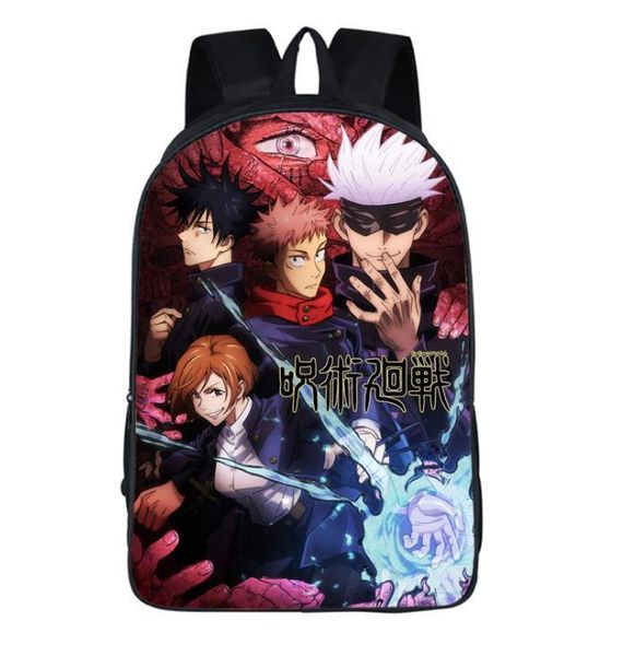 anime jujutsu kaisen yuji itadori school bags pattern backpack bookbag high capacity travel bag shoulder for students girls boys
anime jujutsu kaisen yuji itadori school bags pattern backpack bookbag high capacity travel bag shoulder for students girls boys