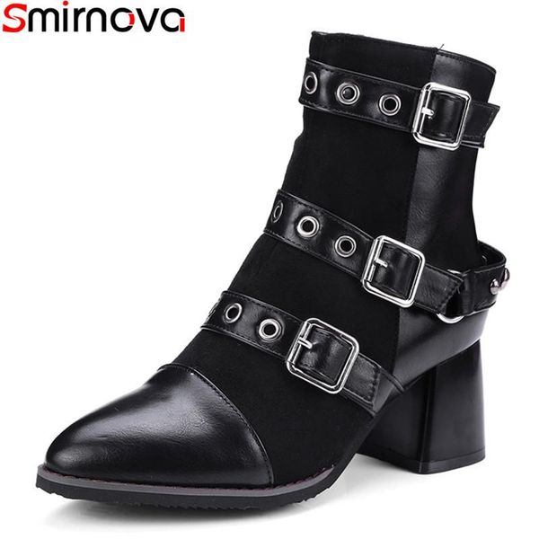 boots smirnova 2021 plus size 33-48 winter keep warm women thick high heels pointed toe ladies shoes fashion buckle ankle, Black
boots smirnova 2021 plus size 33-48 winter keep warm women thick high heels pointed toe ladies shoes fashion buckle ankle, Black