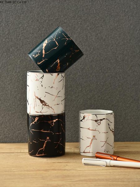 storage bottles & jars european marbled ceramic pen holder household makeup brush eyebrow pencil tube bathroom toothbrush cup home decoratio
storage bottles & jars european marbled ceramic pen holder household makeup brush eyebrow pencil tube bathroom toothbrush cup home decoratio