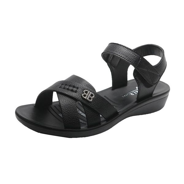sandals mom women 2021 summer style thick bottoms all kinds of sports tide casual 35-40, Black
sandals mom women 2021 summer style thick bottoms all kinds of sports tide casual 35-40, Black