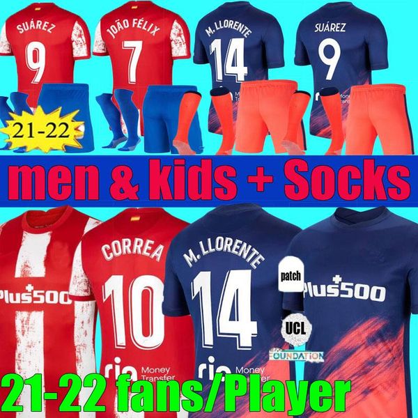 player fans version 21 22 atletico soccer jerseys madrid joão félix camiseta 2021 m. llorente koke saul suarez football 2022 lemar men kids, Black;yellow
player fans version 21 22 atletico soccer jerseys madrid joão félix camiseta 2021 m. llorente koke saul suarez football 2022 lemar men kids, Black;yellow