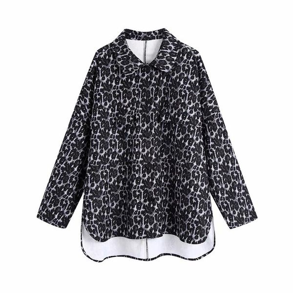 women's blouses & shirts streetwear women grey leopard 2021 fashion ladies chiffon loose causal female chic turn down collar blouse, White
women's blouses & shirts streetwear women grey leopard 2021 fashion ladies chiffon loose causal female chic turn down collar blouse, White