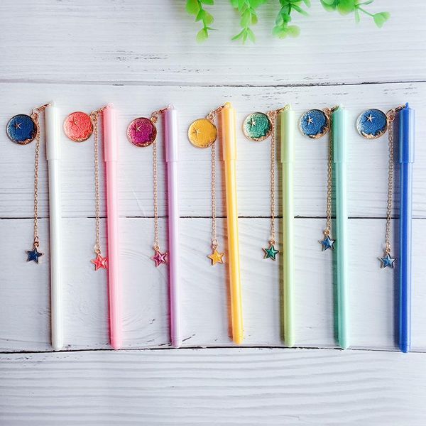 gel pens 2 pcs/lot candy color planet star pendant pen fine writing ink promotional gift stationery school & office supply
gel pens 2 pcs/lot candy color planet star pendant pen fine writing ink promotional gift stationery school & office supply