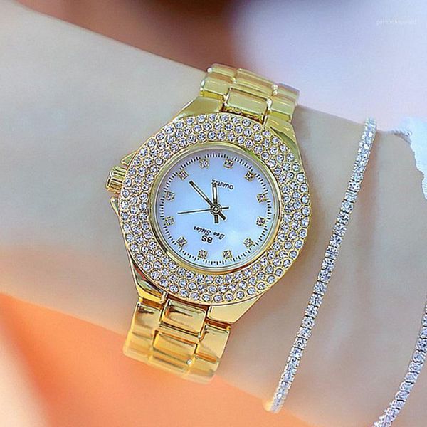 wristwatches women bracelet wrist watch for ladies quartz wristwatch 2021 gold golden rhinestone stainless steel diamond watche, Slivery;brown
wristwatches women bracelet wrist watch for ladies quartz wristwatch 2021 gold golden rhinestone stainless steel diamond watche, Slivery;brown