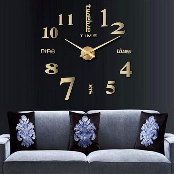 new arrival quartz clocks fashion watches 3d real big wall clock rushed mirror sticker diy living room decor
new arrival quartz clocks fashion watches 3d real big wall clock rushed mirror sticker diy living room decor
