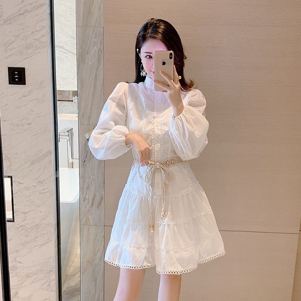new autumn embroidered turtleneck high ruffled white puff in socialite belt dressed as kawaii fairies nnvy, Black;gray
new autumn embroidered turtleneck high ruffled white puff in socialite belt dressed as kawaii fairies nnvy, Black;gray