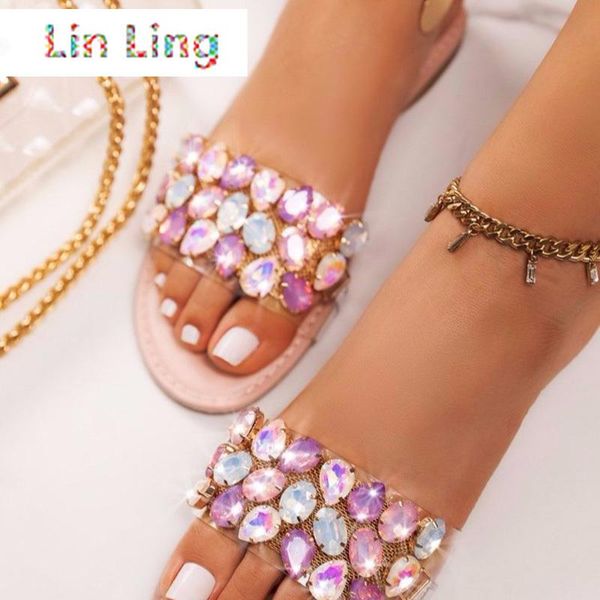 rimocy luxury rhinestones pvc flat slippers women outdoor open toe beach flip flops woman summer casual plus size sandals 35-43, Black
rimocy luxury rhinestones pvc flat slippers women outdoor open toe beach flip flops woman summer casual plus size sandals 35-43, Black