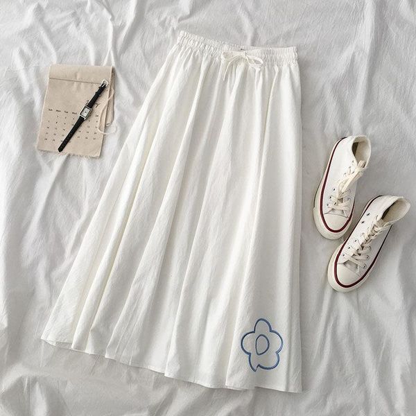 skirts skirt female xia a-line mid length student korean version high waist, thin, versatile, small fresh flower, Black
skirts skirt female xia a-line mid length student korean version high waist, thin, versatile, small fresh flower, Black
