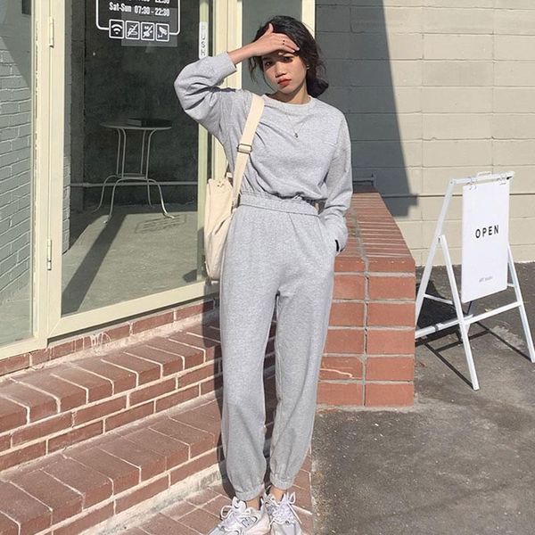 2021 springtime korean style letters embroidery fleece beam foot trousers fashion sports loose two piece outfit solid color sets, White
2021 springtime korean style letters embroidery fleece beam foot trousers fashion sports loose two piece outfit solid color sets, White