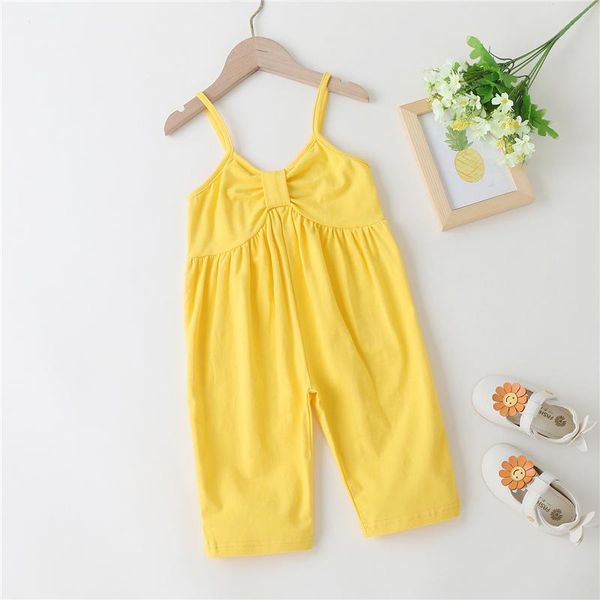 jumpsuits lovely baby girls solid color one-piece jumpsuit, sleeveless long pants sling romper playsuit for summer wear 0-4years, Blue
jumpsuits lovely baby girls solid color one-piece jumpsuit, sleeveless long pants sling romper playsuit for summer wear 0-4years, Blue