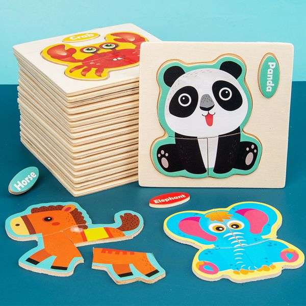 3d wooden puzzle jigsaw toys for children cartoon animal puzzles intelligence early educational kids toy
3d wooden puzzle jigsaw toys for children cartoon animal puzzles intelligence early educational kids toy