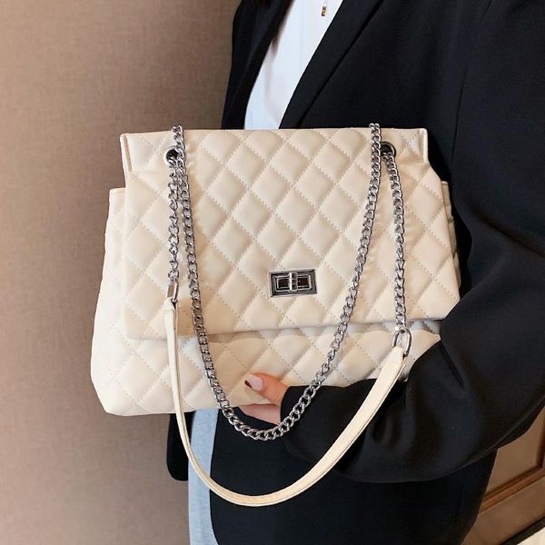 fashion chains shoulder bags leather large purses and handbags luxury designer cross body bag diamond lattice bolso grande mujer
fashion chains shoulder bags leather large purses and handbags luxury designer cross body bag diamond lattice bolso grande mujer