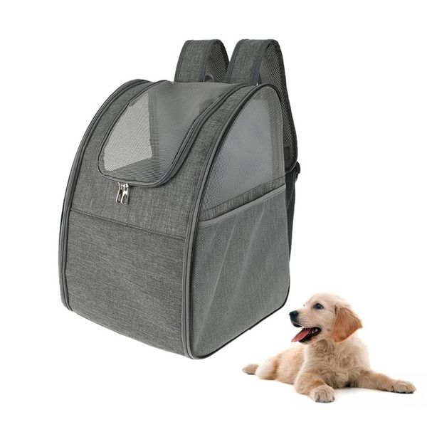 portable small pets carry bag gray breathable mesh dogs cats backpack large capacity outdoor travel pet dog carrier
portable small pets carry bag gray breathable mesh dogs cats backpack large capacity outdoor travel pet dog carrier