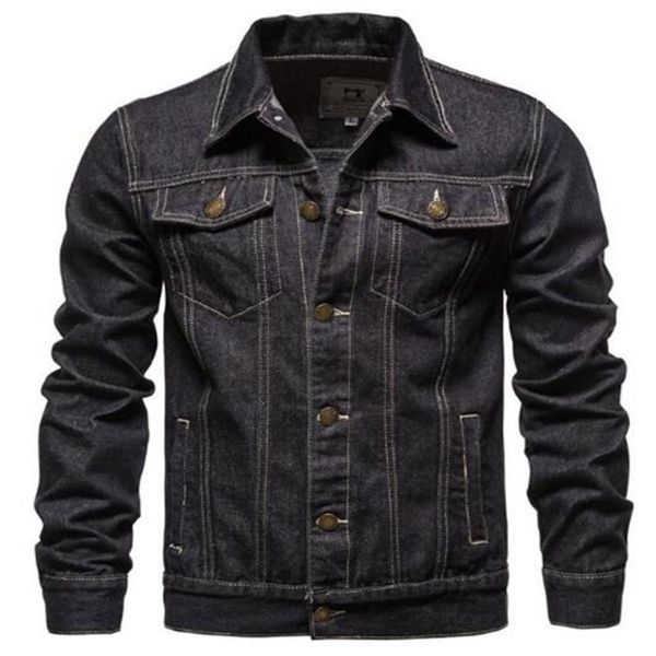 men's jackets 2021 spring autumn denim jacke cotton casual slim clothes outerwear coats, Black;brown
men's jackets 2021 spring autumn denim jacke cotton casual slim clothes outerwear coats, Black;brown