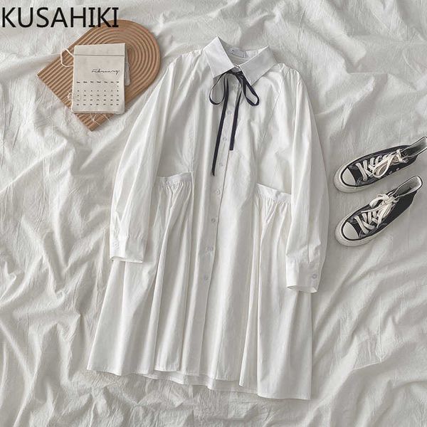 dresses for women spring bow tie turn-down collar vestido de mujer causal pockets sweet korean dress 6f539 210603, Black;gray
dresses for women spring bow tie turn-down collar vestido de mujer causal pockets sweet korean dress 6f539 210603, Black;gray