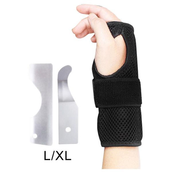 wrist support metal splint brace adjustable strap joint instability sports injuries soft left right hands carpal tunnel, Black;red
wrist support metal splint brace adjustable strap joint instability sports injuries soft left right hands carpal tunnel, Black;red