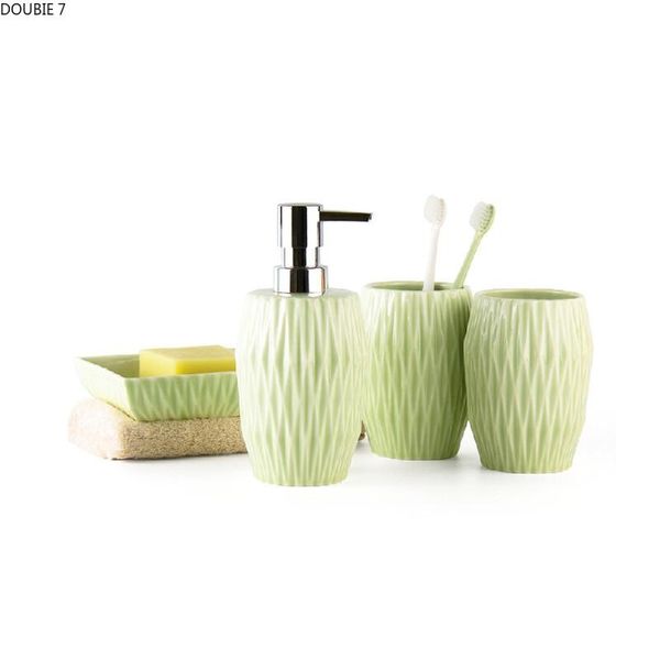 nordic luxury ceramic solid color wash set household mouthwash cup soap dish lotion bottle bathroom decoration accessories set
nordic luxury ceramic solid color wash set household mouthwash cup soap dish lotion bottle bathroom decoration accessories set