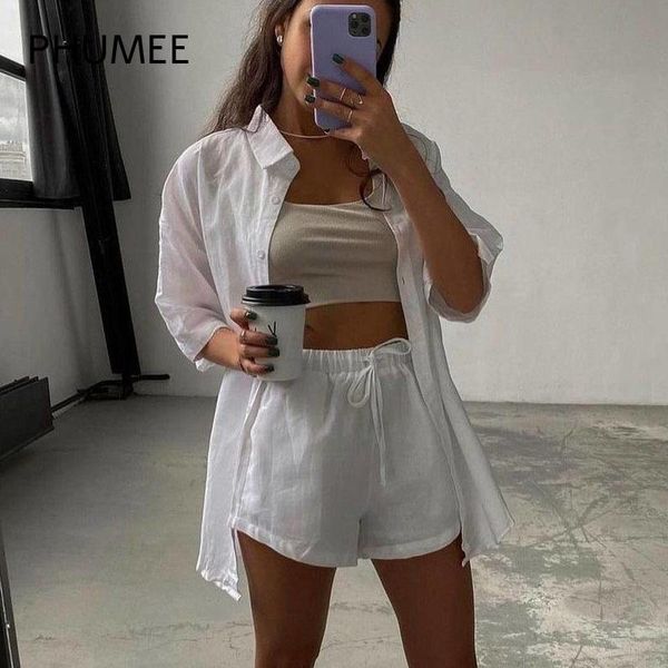 women's tracksuits phumee white high street oversized two piece sets women y2k solid color clothes fall winter short sleeve+shorts butt, Gray
women's tracksuits phumee white high street oversized two piece sets women y2k solid color clothes fall winter short sleeve+shorts butt, Gray