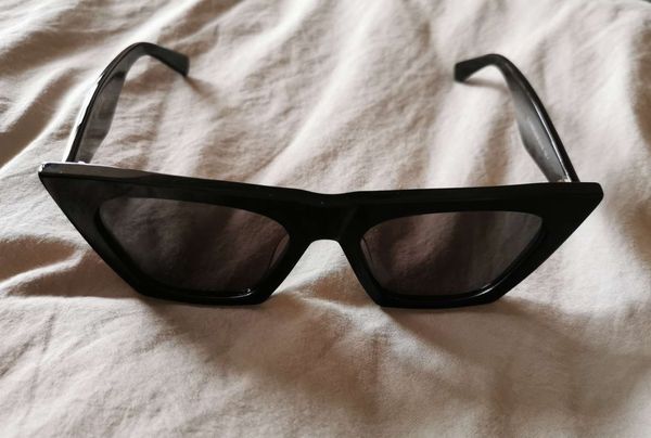 black gray cat eye sunglasses 41468 glasses occhiali da sole women fashion sunglasses with box, White;black
black gray cat eye sunglasses 41468 glasses occhiali da sole women fashion sunglasses with box, White;black
