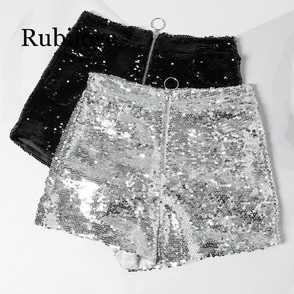 women's shorts bling club women sequin high waist o-ring zip front bodycon pockets skinny party festival raves dance, White;black
women's shorts bling club women sequin high waist o-ring zip front bodycon pockets skinny party festival raves dance, White;black