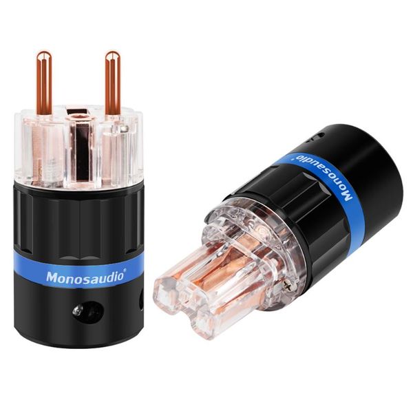 smart power plugs monosaudio e105/f105 99.998% pure copper connector germnay european audio schuko plug for diy cable
smart power plugs monosaudio e105/f105 99.998% pure copper connector germnay european audio schuko plug for diy cable