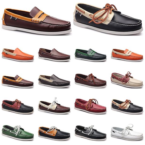 womens sneakers sailing shoe mens casual leather shoes black white red green orange brown outdoor trainers size 38-45 seventy nine
womens sneakers sailing shoe mens casual leather shoes black white red green orange brown outdoor trainers size 38-45 seventy nine
