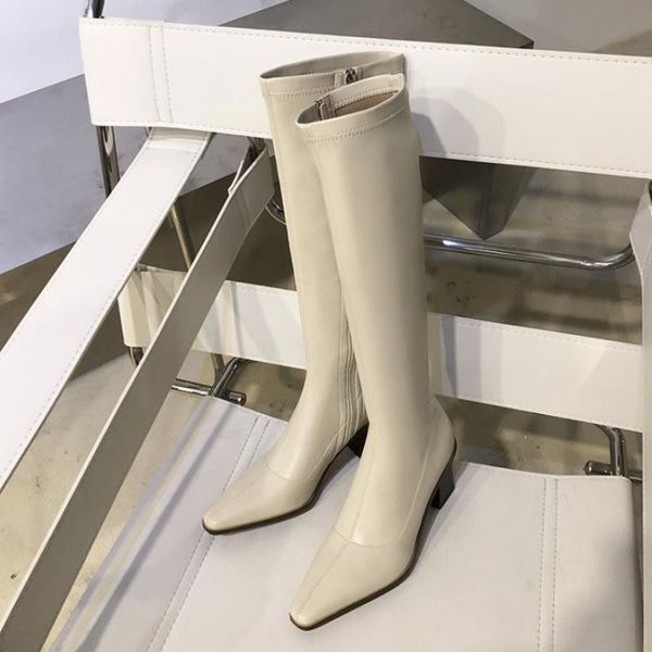 women high heel knee boots fashion women winter shoes women square toe boots party lady daily footwear size 34-43, Black
women high heel knee boots fashion women winter shoes women square toe boots party lady daily footwear size 34-43, Black