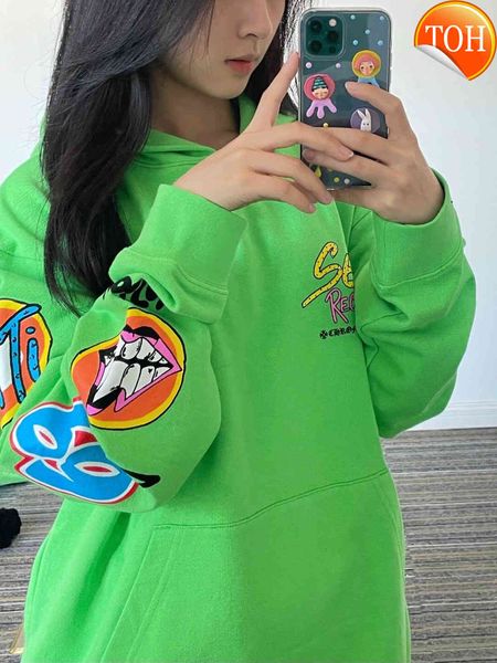 ch2021ss autumn and winter new lip letter hooded loose versatile sweet pullover long sleeve sweater, Black
ch2021ss autumn and winter new lip letter hooded loose versatile sweet pullover long sleeve sweater, Black