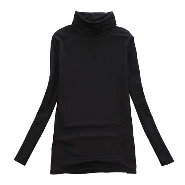 women's t-shirt woman spring solid full turtleneck stretch female autumn hedging tees lady slim t shirts women shirt, White
women's t-shirt woman spring solid full turtleneck stretch female autumn hedging tees lady slim t shirts women shirt, White