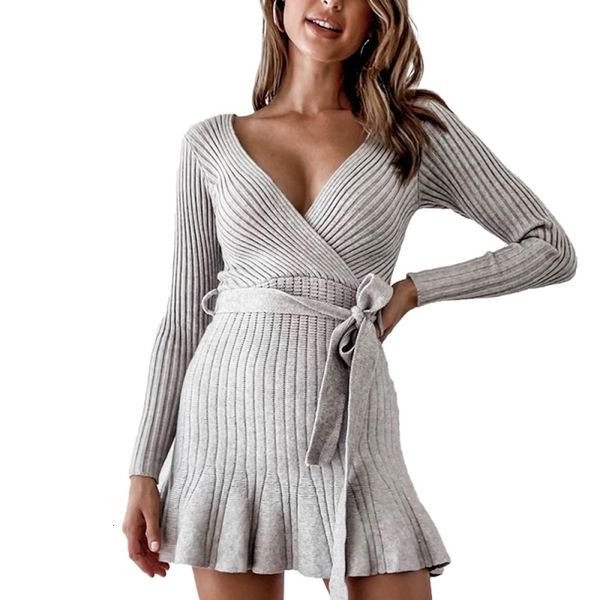 2021 v-knit neckline plied ladies'dress winter long party day waist lace ladies knitted with ribs ccf9, Black;gray
2021 v-knit neckline plied ladies'dress winter long party day waist lace ladies knitted with ribs ccf9, Black;gray