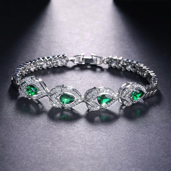 link, chain juwang fashion zircon crystal bracelet bling adjustable exquisite zirconia bangles feminia pulseras jewelry brasselet gift, Black
link, chain juwang fashion zircon crystal bracelet bling adjustable exquisite zirconia bangles feminia pulseras jewelry brasselet gift, Black