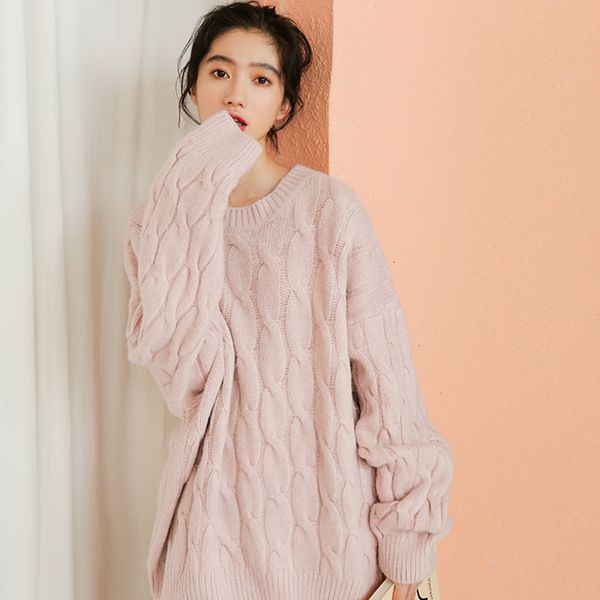 2021 new winter women knitted sweater casual female loose fit o-neck pullovers korean style cashmere knit ladies knitwear srsi, White;black
2021 new winter women knitted sweater casual female loose fit o-neck pullovers korean style cashmere knit ladies knitwear srsi, White;black
