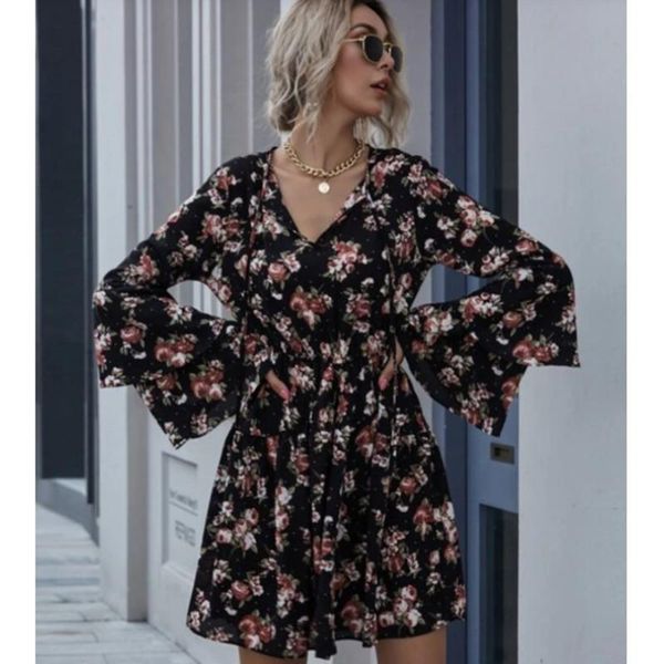 casual dresses autumn fashion long sleeve print women dress goth harajuku boho clothing woman hippie tunic v neck work office, Black;gray
casual dresses autumn fashion long sleeve print women dress goth harajuku boho clothing woman hippie tunic v neck work office, Black;gray