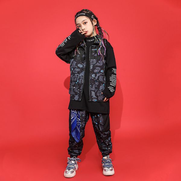 boys hip-hop clothes printed sweatshirts sleeveless coats girls and boys tactical camouflage pants jazz dance, Black;red
boys hip-hop clothes printed sweatshirts sleeveless coats girls and boys tactical camouflage pants jazz dance, Black;red
