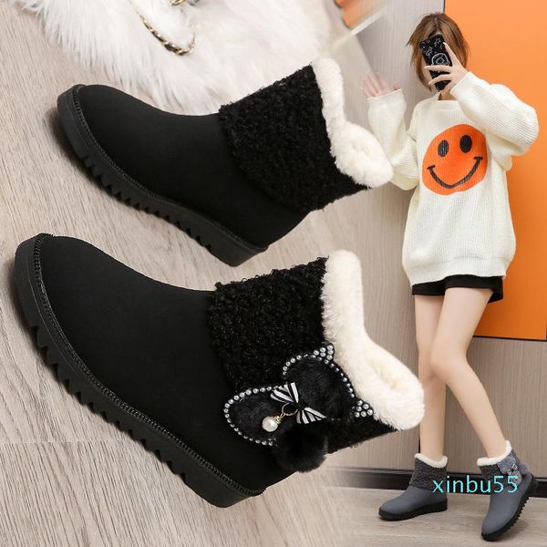 boots snow for women winter footwear female shoes round toe flat heel boots-women luxury designer low mid calf rubber mid, Black
boots snow for women winter footwear female shoes round toe flat heel boots-women luxury designer low mid calf rubber mid, Black
