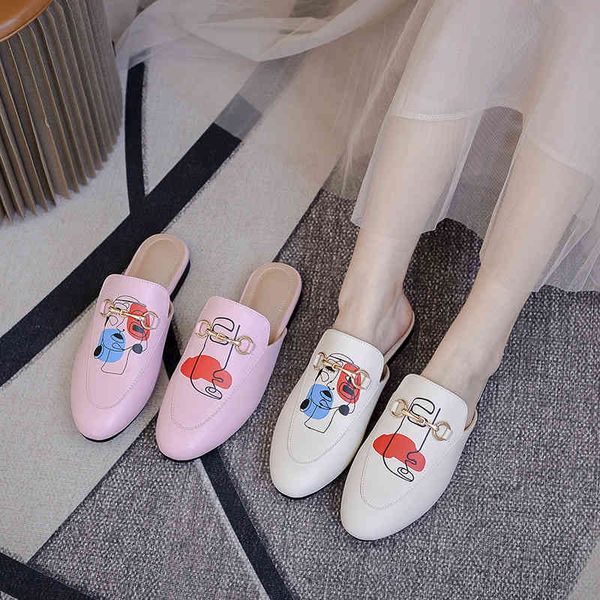 dress shoes large size muller shoes women summer new slippers lazy flat baotou half pattern 41-44 locl, Black
dress shoes large size muller shoes women summer new slippers lazy flat baotou half pattern 41-44 locl, Black