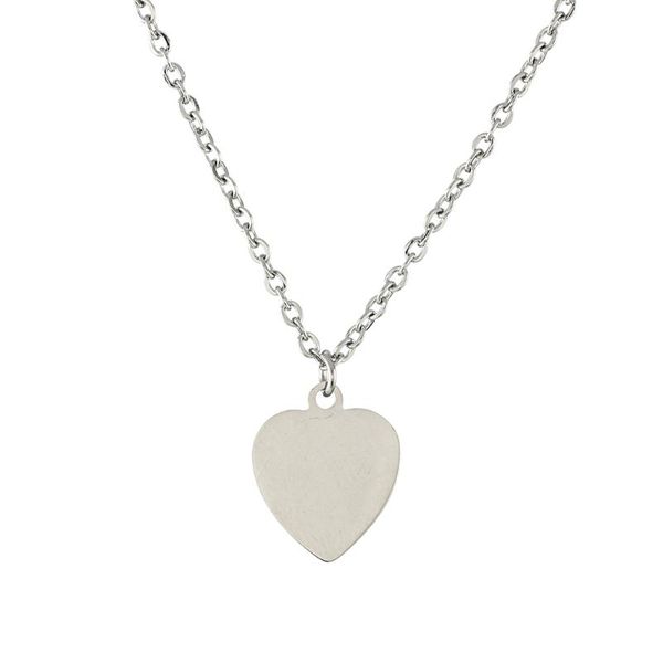 pendant necklaces fashion jewelry stainless steel simple design heart shape necklace, Silver
pendant necklaces fashion jewelry stainless steel simple design heart shape necklace, Silver