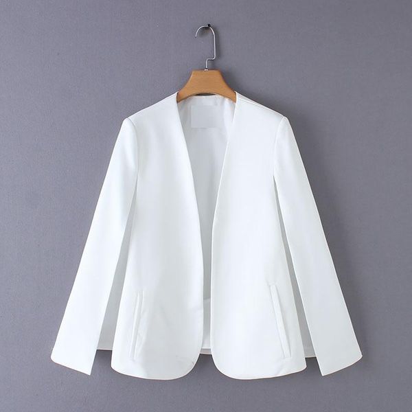 women's suits & blazers mesttraf women 2021 fashion v-neck casual cloak coat office wear outwear suit jacket open stitch streetwear, White;black
women's suits & blazers mesttraf women 2021 fashion v-neck casual cloak coat office wear outwear suit jacket open stitch streetwear, White;black