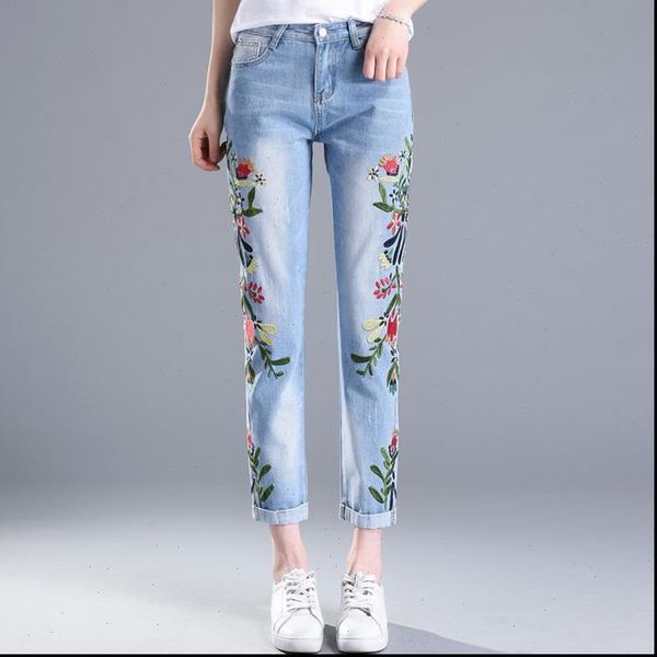 new spring summer embroidery flowers large size jeans womens pencil pants drop shipping good quality, Blue
new spring summer embroidery flowers large size jeans womens pencil pants drop shipping good quality, Blue