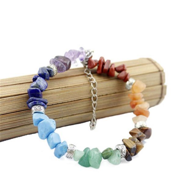 beaded, strands women's stone jewelry natural gem crabble bracelet irregular yoga 7 chakra hand string extended chainladies' gifts, Black
beaded, strands women's stone jewelry natural gem crabble bracelet irregular yoga 7 chakra hand string extended chainladies' gifts, Black