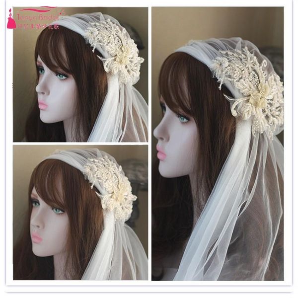 bridal veils one layer lace appliques beads light champagne wedding elbow length veil cut edge 120cm dqg403, Black
bridal veils one layer lace appliques beads light champagne wedding elbow length veil cut edge 120cm dqg403, Black
