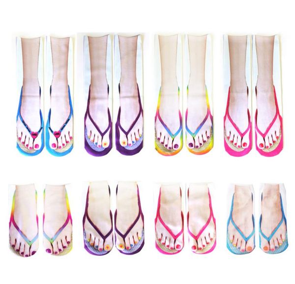 3d sandal pattern socks women girl print flip flop hosiery low cut ankle socks personalized funny crazy, Black;white
3d sandal pattern socks women girl print flip flop hosiery low cut ankle socks personalized funny crazy, Black;white