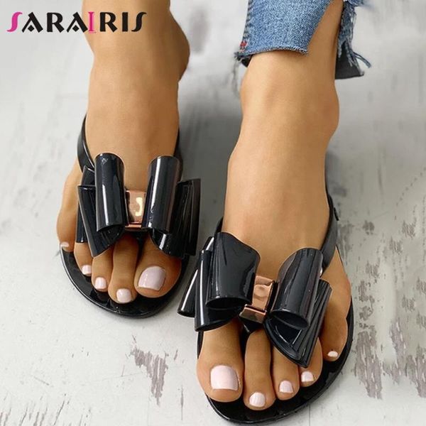 slippers sarairis dropship solid butterfly knot flip women casual comfy outside summer flops ladies shoes, Black
slippers sarairis dropship solid butterfly knot flip women casual comfy outside summer flops ladies shoes, Black