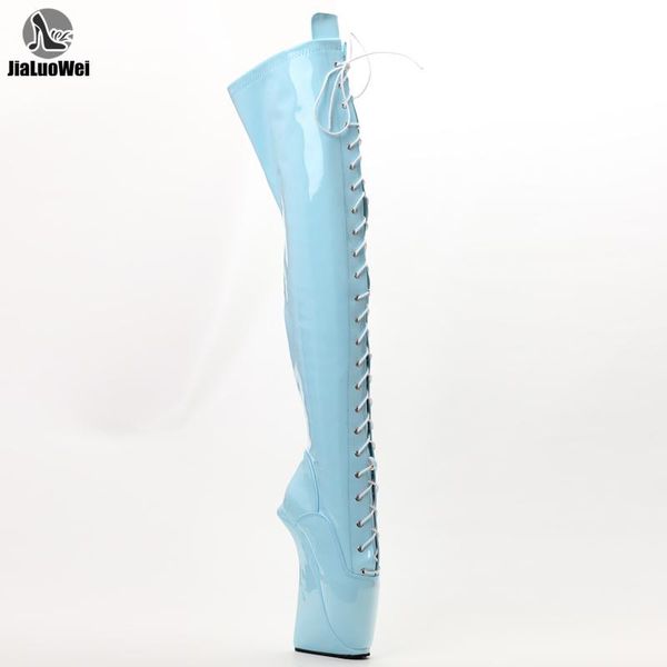 boots jialuowe 18cm/" extreme high heel over knee lace ballet heels goth fetish thigh, Black
boots jialuowe 18cm/" extreme high heel over knee lace ballet heels goth fetish thigh, Black