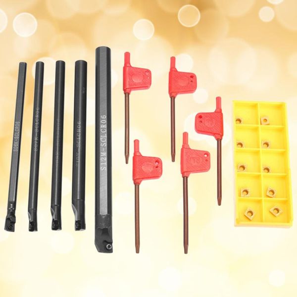 hand tools 1 set turning tool 5pcs 6 7 8 10 12 mm clcr boring bar and 10pcs ccmt0602 inserts wrenches for lathe
hand tools 1 set turning tool 5pcs 6 7 8 10 12 mm clcr boring bar and 10pcs ccmt0602 inserts wrenches for lathe