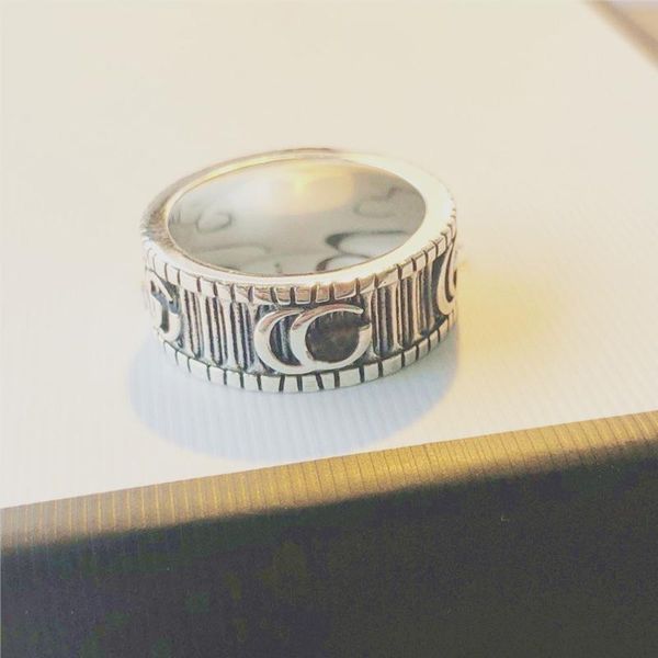 cluster rings 1:1 925 sterling silver classic european and american style retro letter ring, exquisite workmanship, gift for ladies, Golden;silver
cluster rings 1:1 925 sterling silver classic european and american style retro letter ring, exquisite workmanship, gift for ladies, Golden;silver