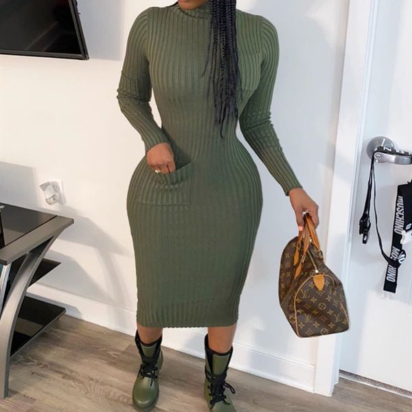 multi pocket sweater dress knitted turtleneck long sleeve bodycon dresses fall winter casual long dress d49-ad76, Black;gray
multi pocket sweater dress knitted turtleneck long sleeve bodycon dresses fall winter casual long dress d49-ad76, Black;gray
