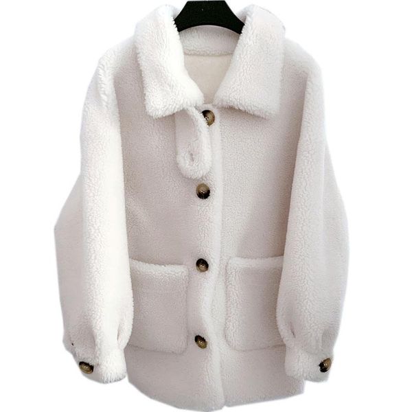 women's fur & faux granular cashmere lamb short coat women fluffy jackets womens autumn winter jacket single breasted, Black
women's fur & faux granular cashmere lamb short coat women fluffy jackets womens autumn winter jacket single breasted, Black