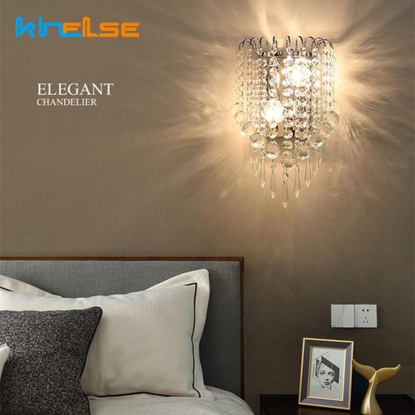 modern e14 led clear crystal wall lamps luxury stainless steel chrome for bedroom living room bedsides sconce light fixtures 
modern e14 led clear crystal wall lamps luxury stainless steel chrome for bedroom living room bedsides sconce light fixtures