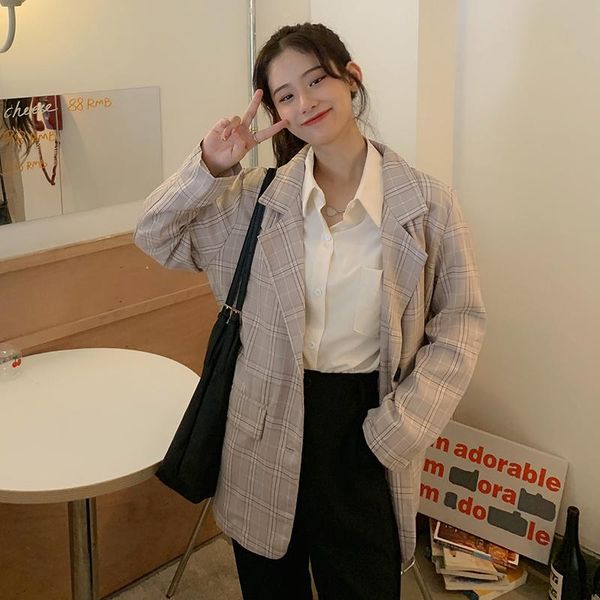 women's suits & blazers women's formal jacket 2021 fashion autumn elegant lapel slim casual blazer cardigan long sleeve commute pla, White;black
women's suits & blazers women's formal jacket 2021 fashion autumn elegant lapel slim casual blazer cardigan long sleeve commute pla, White;black